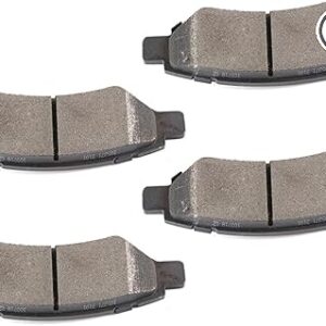 Rear Quiet D1337 Ceramic Brake Pads Sets Replacement For Cadillac CTS 2008-2014,For Cadillac SRX 2010-2016,For Chevrolet Camaro 2010-2015