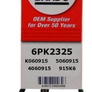 Bando USA 6PK2325 OEM Quality Serpentine Belt