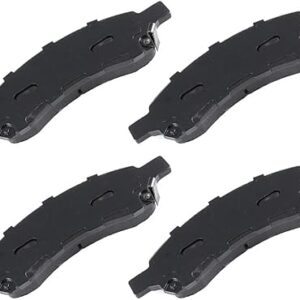 D1169 Brake Pads,ROADFAR 4pcs Ceramic Disc Brake Pads Fit for Buick Enclave/Rainier,for Chevy Colorado/SSR/Trailblazer/Traverse,for GMC Acadia/Canyon/Envoy,for Isuzu Ascender,for Saab 9-7x,Front