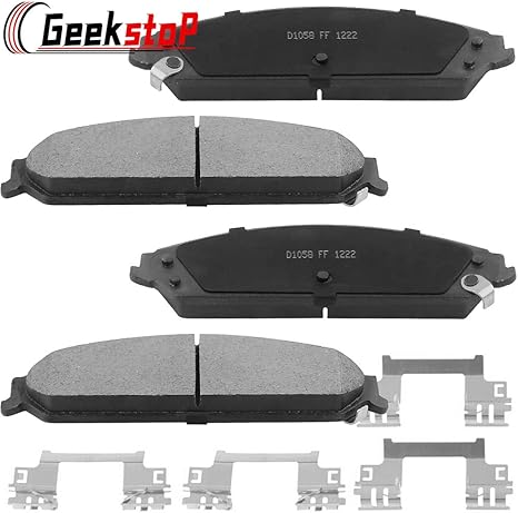 D1058 Metallic Front Brake Pad For Dodge Changer 20-06, Chrysler 300 20-05 - Image 3