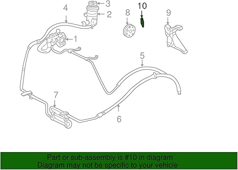 Ford OEM 00-03 Focus Pump Hoses-steering-pressure Switch YS4Z3N824EA - Image 6