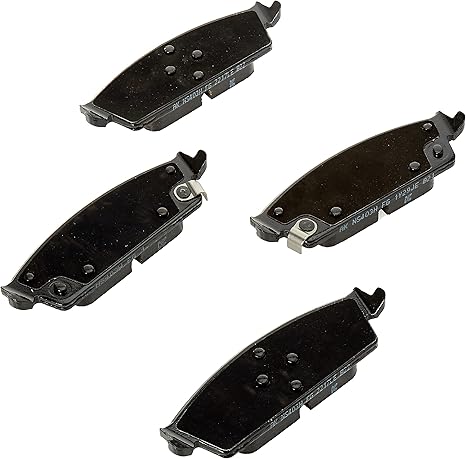 Parts 171-1228 Rear Disc Brake Pad Set with Clips