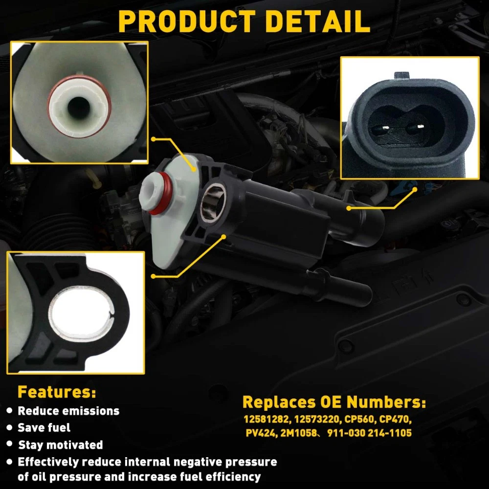 Genuine GM 12581282 Evaporator Emission Canister Purge Solenoid Valve - Image 4