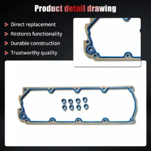 FEL-PRO MS 96169 Engine Lifter Valley Cover Gasket Set for Chevrolet Silverado 2500 HD